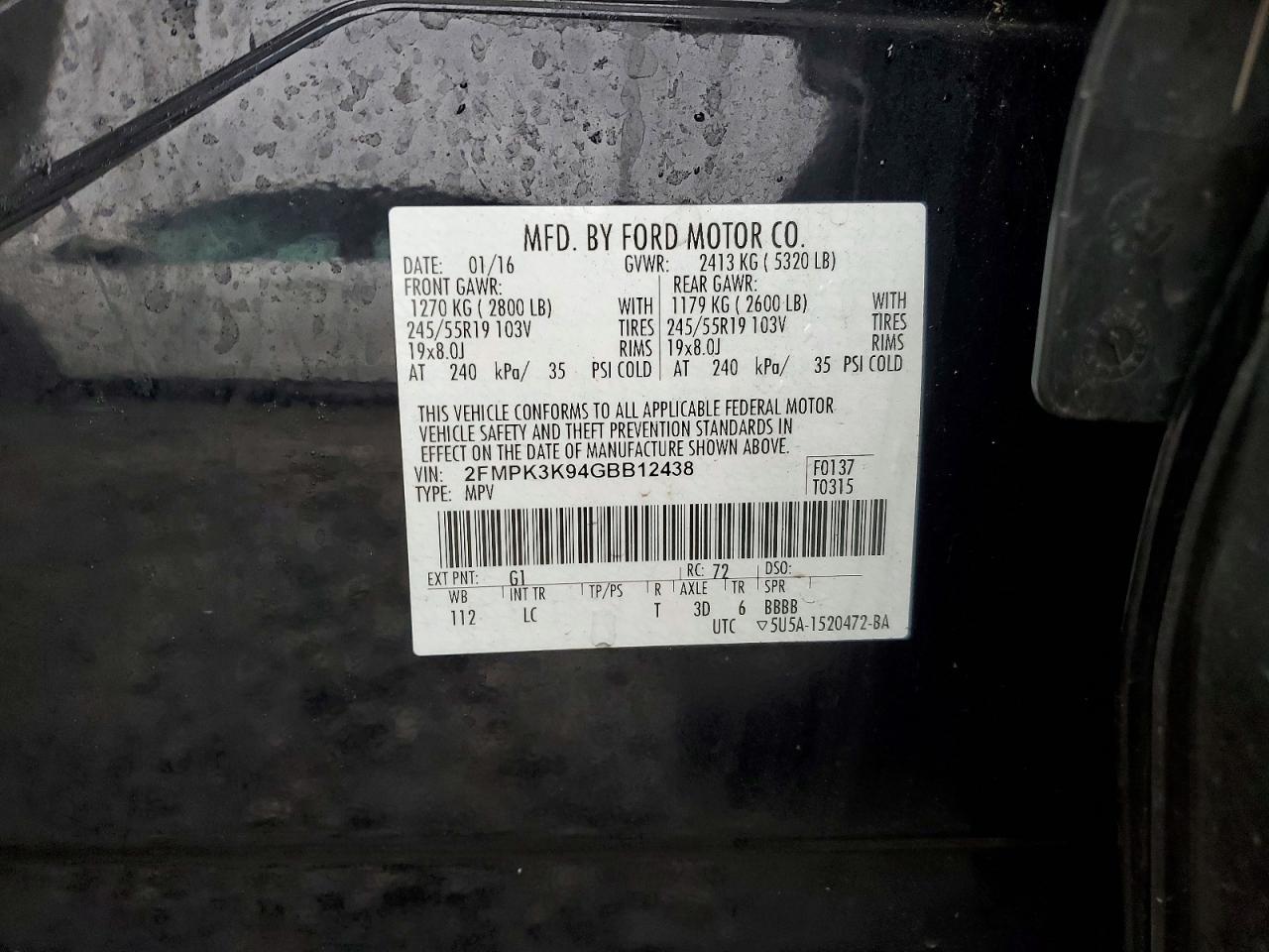 2016 Ford Edge Titanium