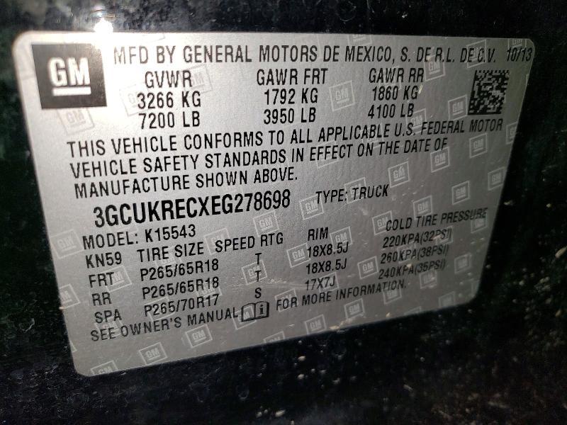 2014 Chevrolet Silverado K1500 LT