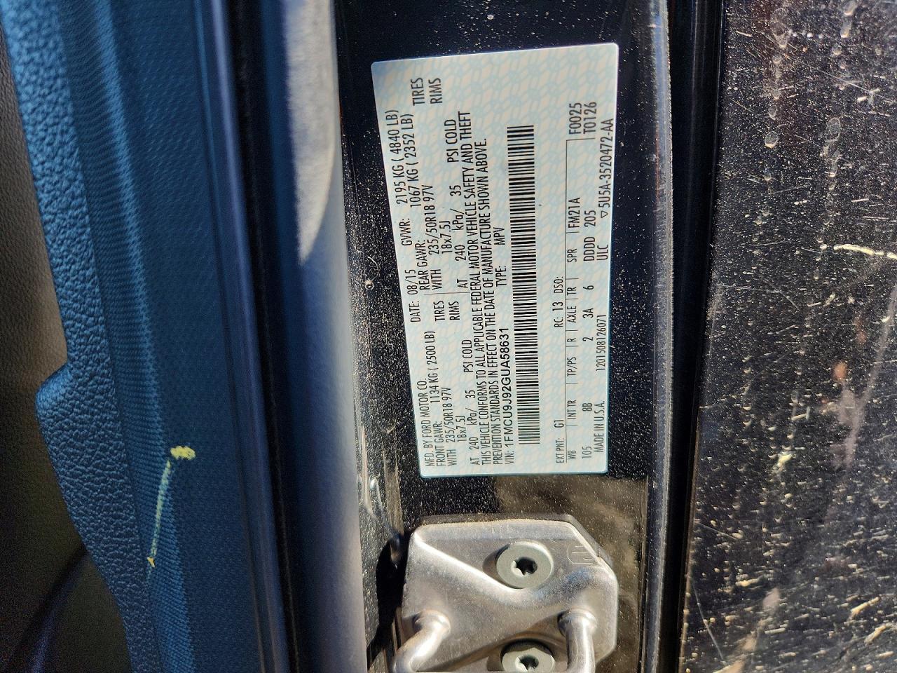 2016 Ford Escape Titanium
