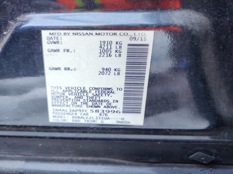 2015 Nissan Altima 2.5 s