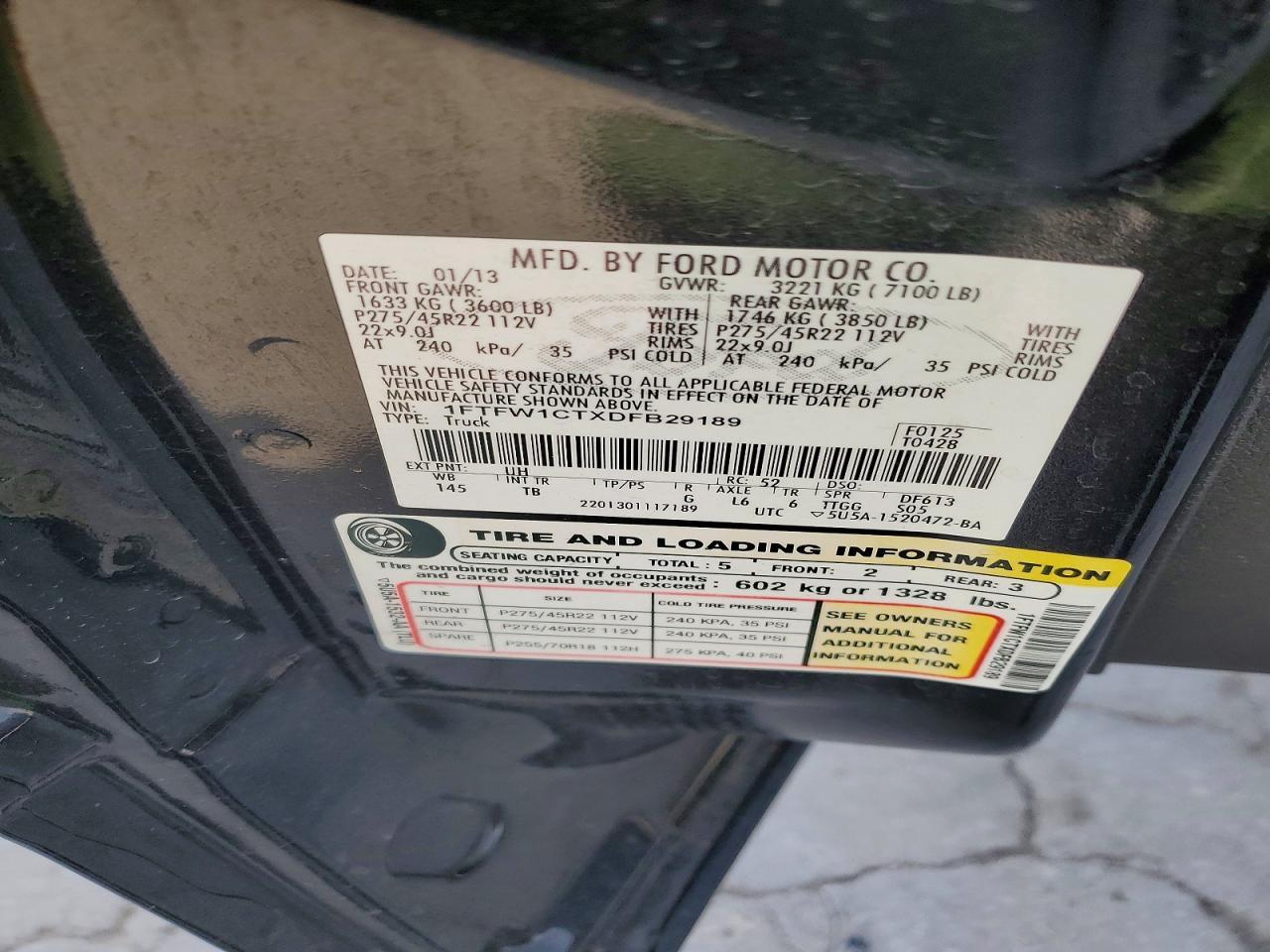 2013 Ford F150 Supercrew