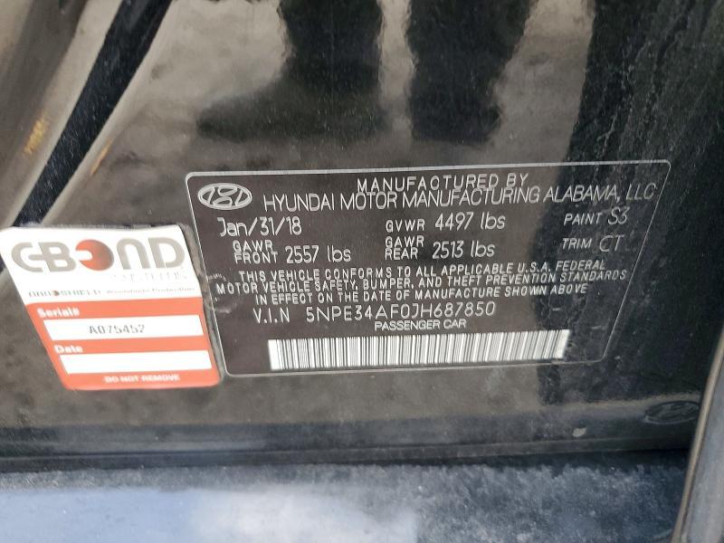 2018 Hyundai Sonata Limited
