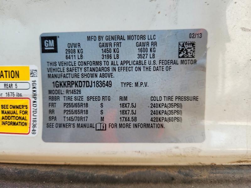 2013 GMC Acadia sle