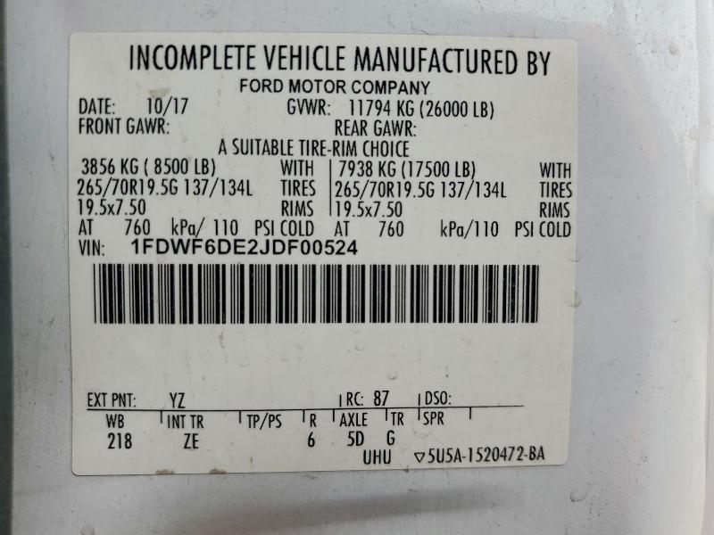 2018 Ford F650 Super Duty