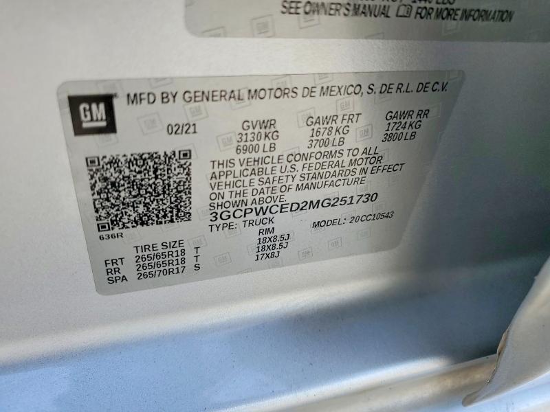 2021 Chevrolet Silverado C1500 LT