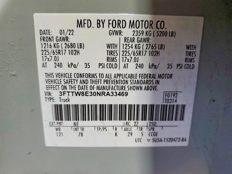 2022 Ford Maverick xl