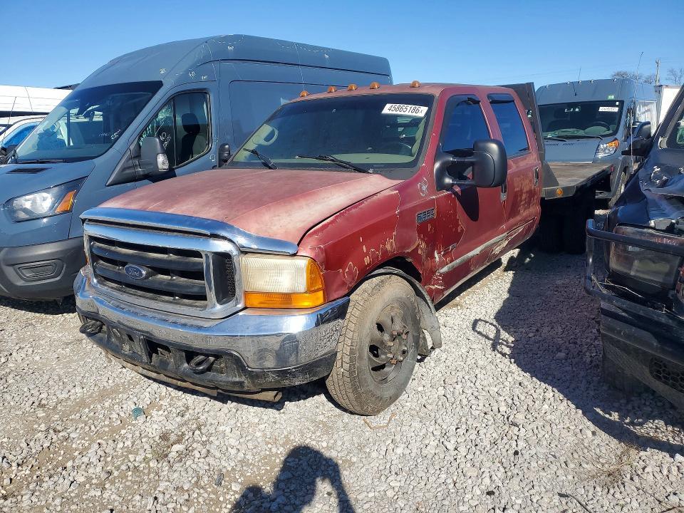 2001 Ford F350 Super Duty Flatbed Truck