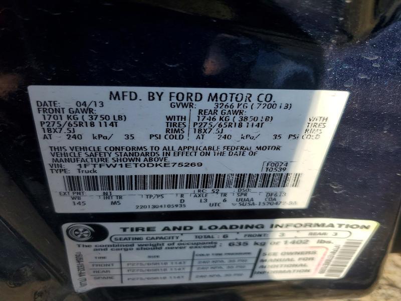 2013 Ford F150 Supercrew