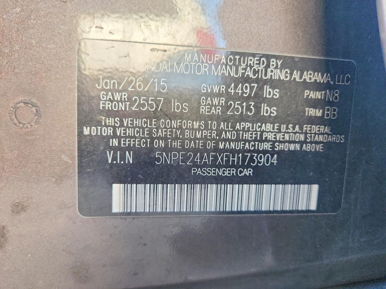 2015 Hyundai Sonata se