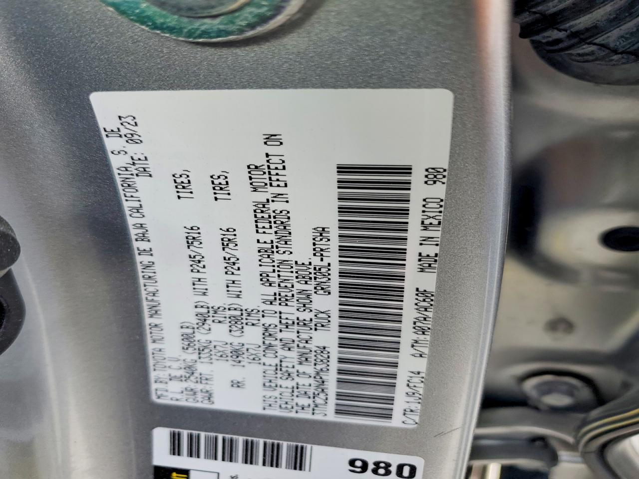 2023 Toyota Tacoma SR5 V6