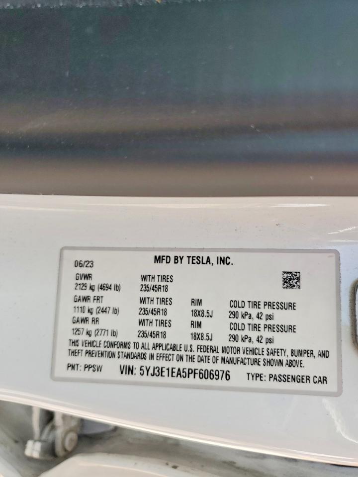 2023 Tesla Model 3