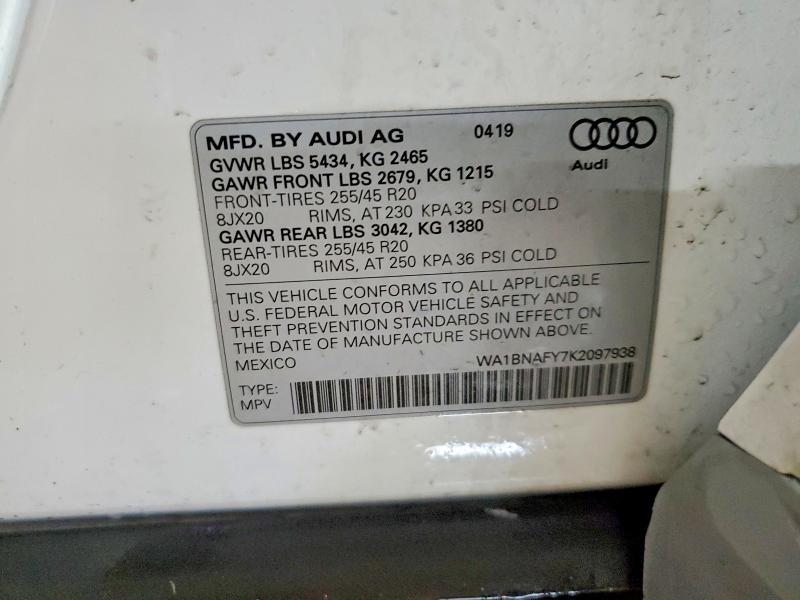2019 Audi Q5 Premium Plus