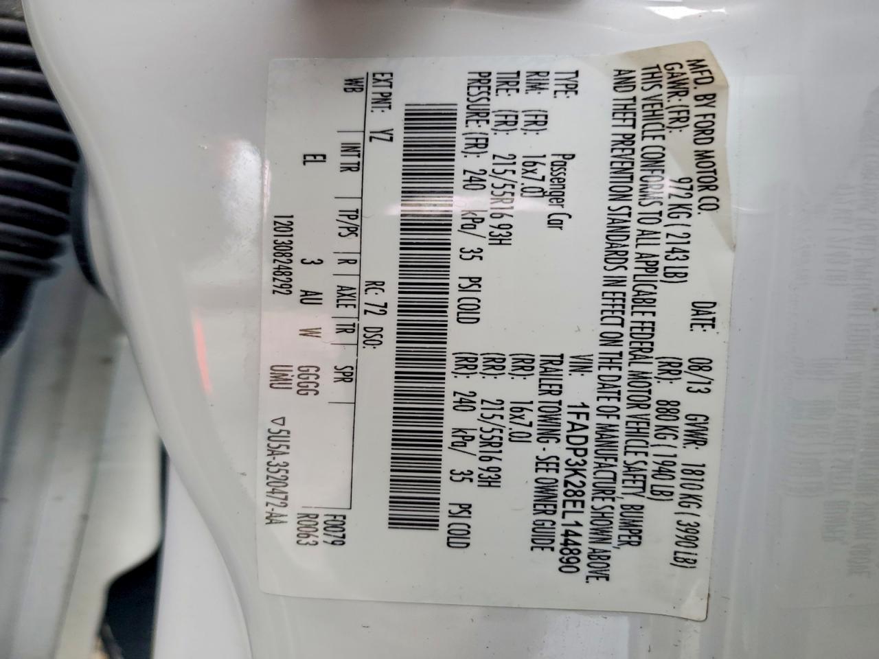 2014 Ford Focus se