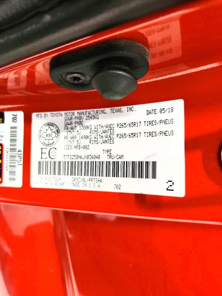 2018 Toyota Tacoma SR5 V6