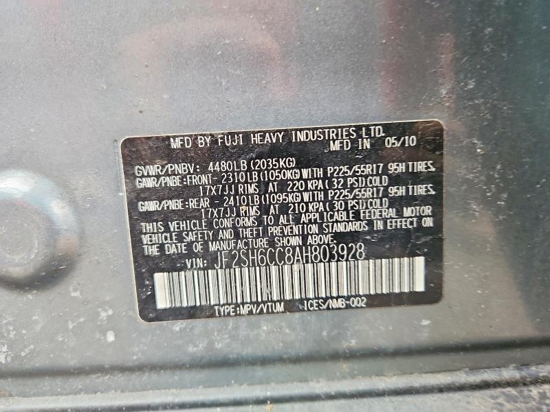 2010 Subaru Forester 2.5x Premium