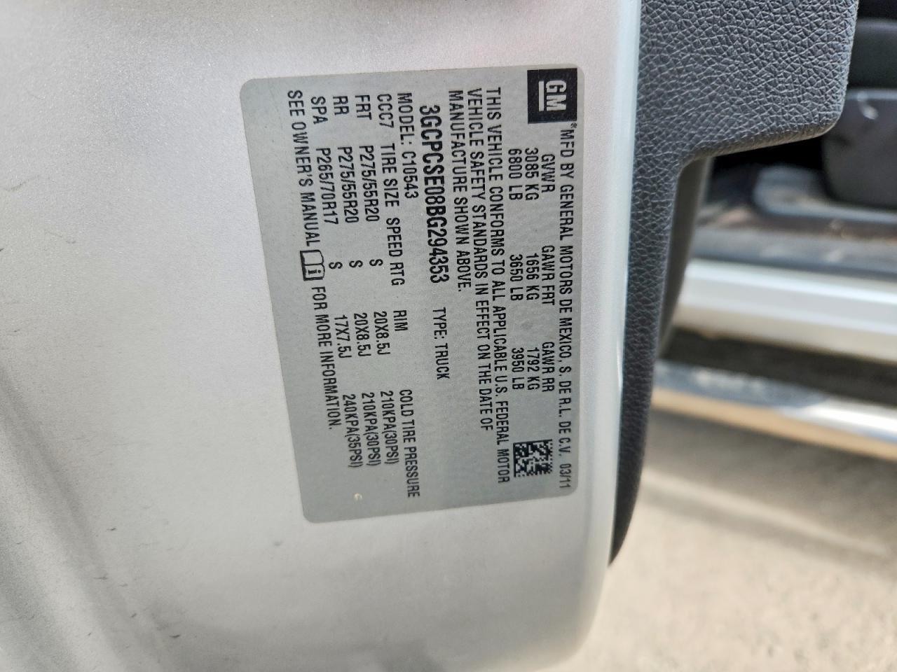 2011 Chevrolet Silverado C1500 LT