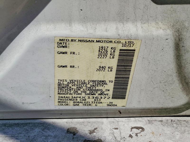 2018 Nissan Altima 2.5 s