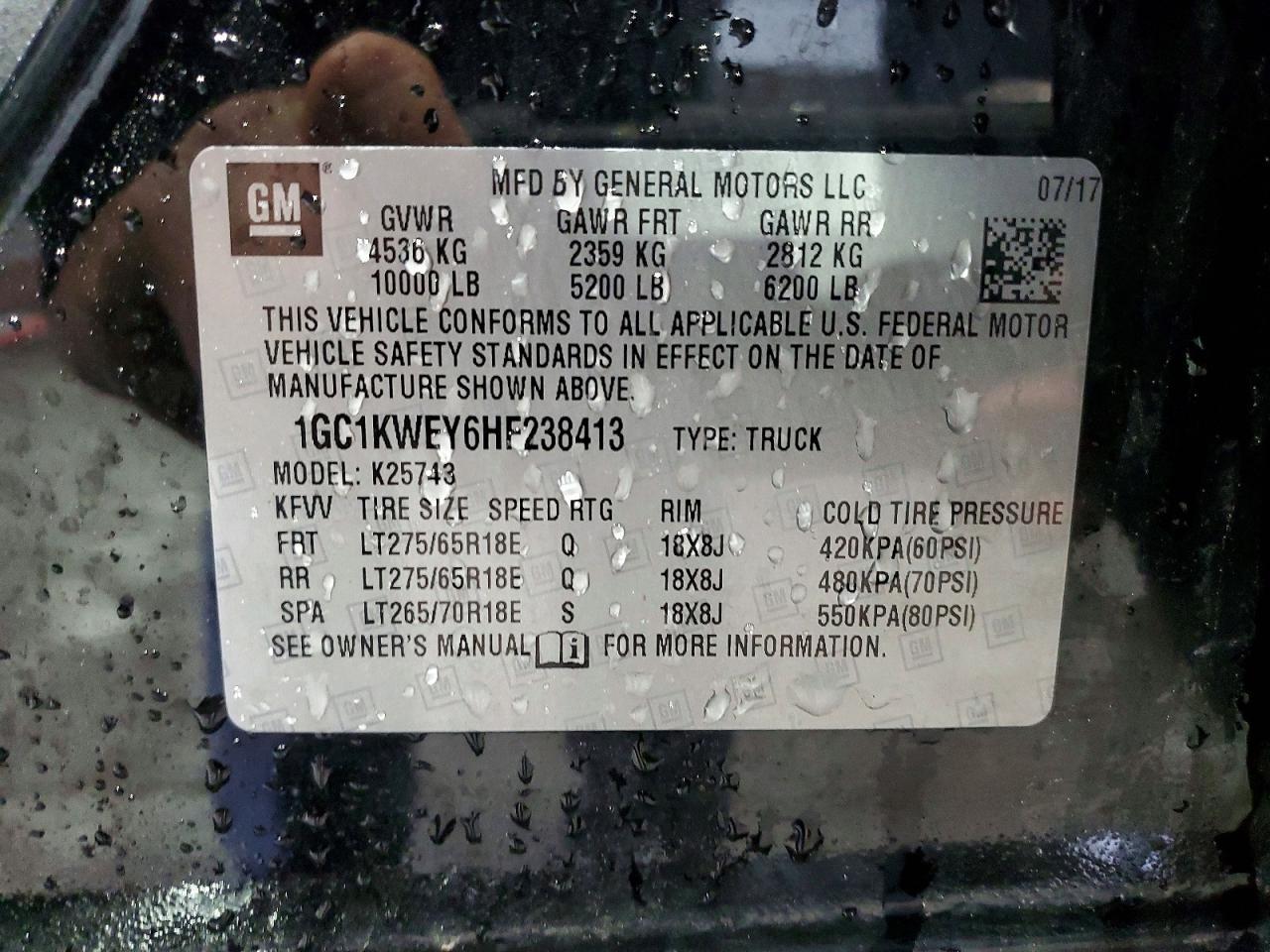 2017 Chevrolet Silverado K2500 Heavy Duty LTZ