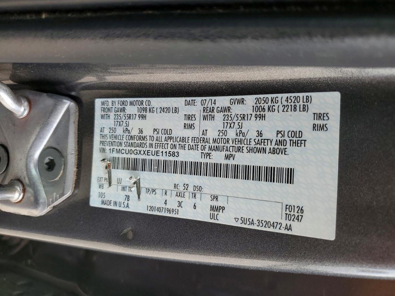 2014 Ford Escape se