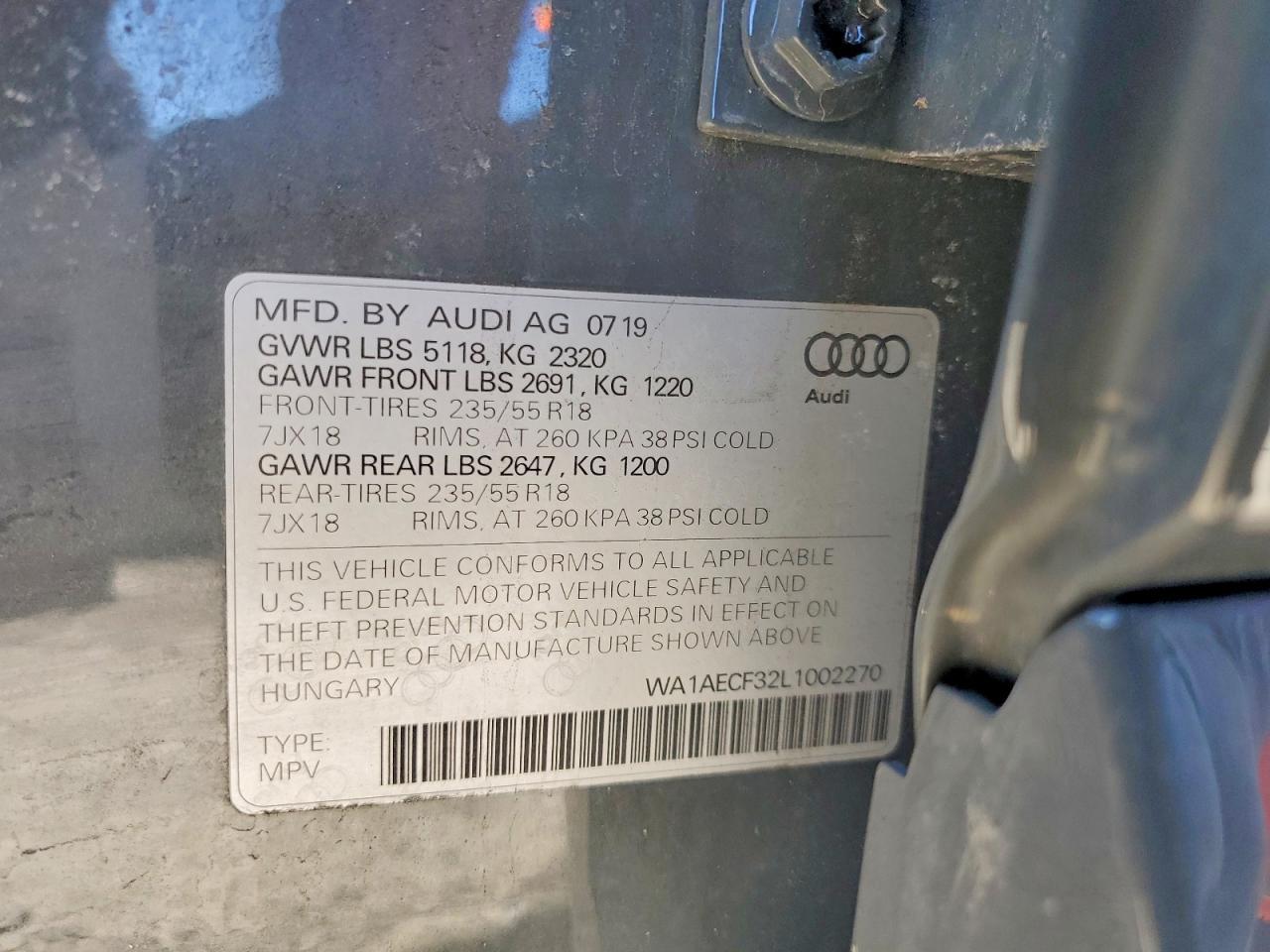 2020 Audi Q3 Premium