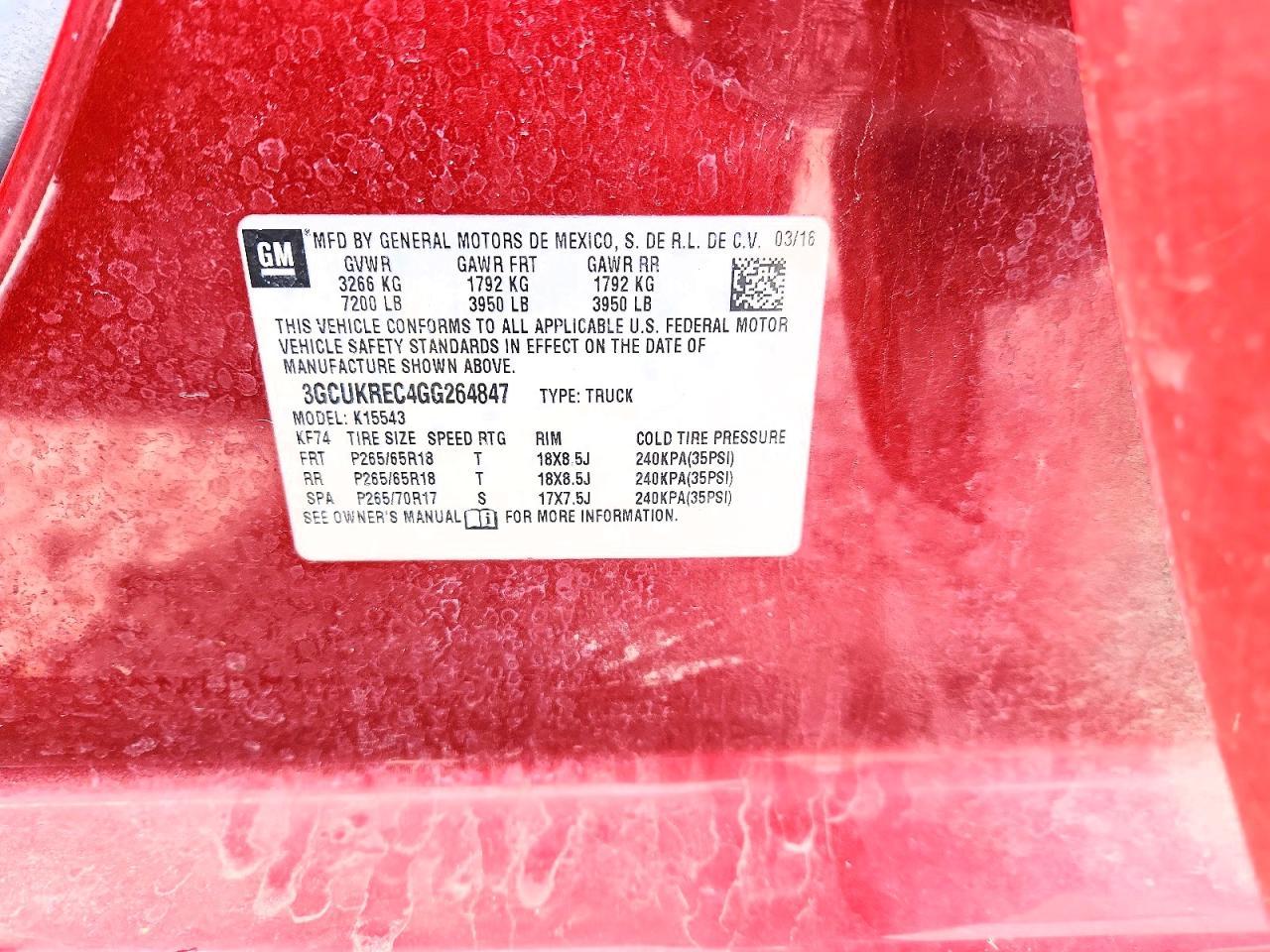 2016 Chevrolet Silverado K1500 LT