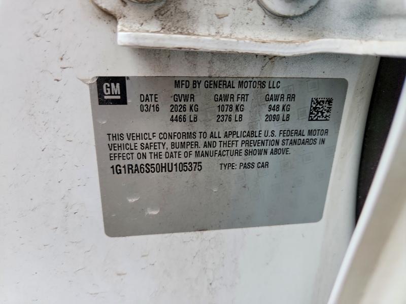 2017 Chevrolet Volt lt
