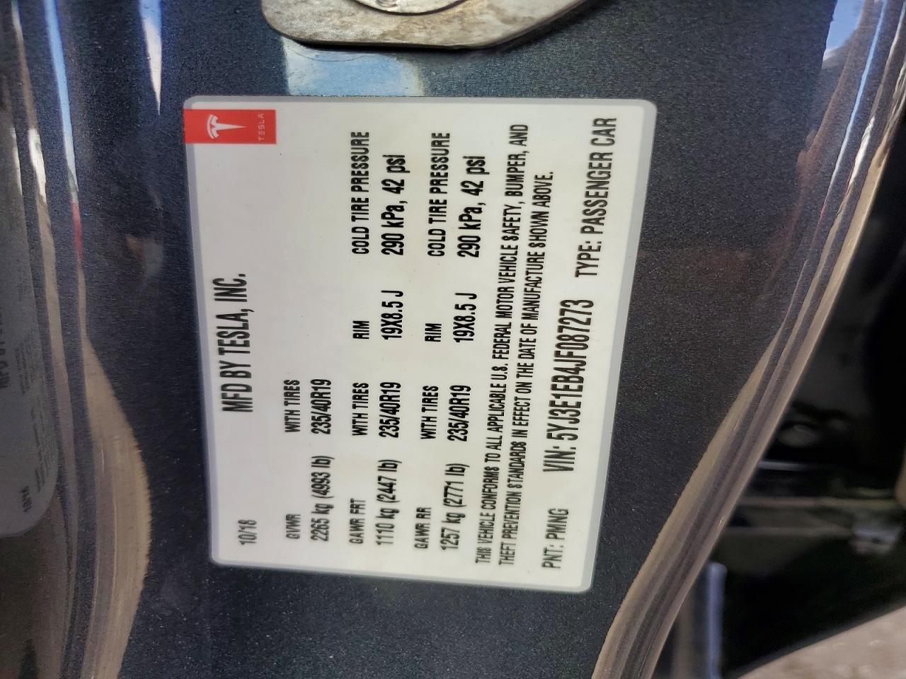 2018 Tesla Model 3