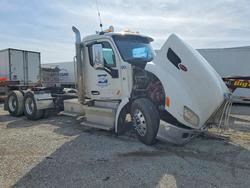 Salvage trucks for sale at Dyer, IN auction: 2016 Peterbilt 579 Semi Truck