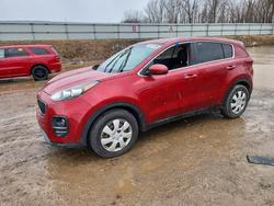 Salvage cars for sale from Copart Davison, MI: 2019 KIA Sportage lx