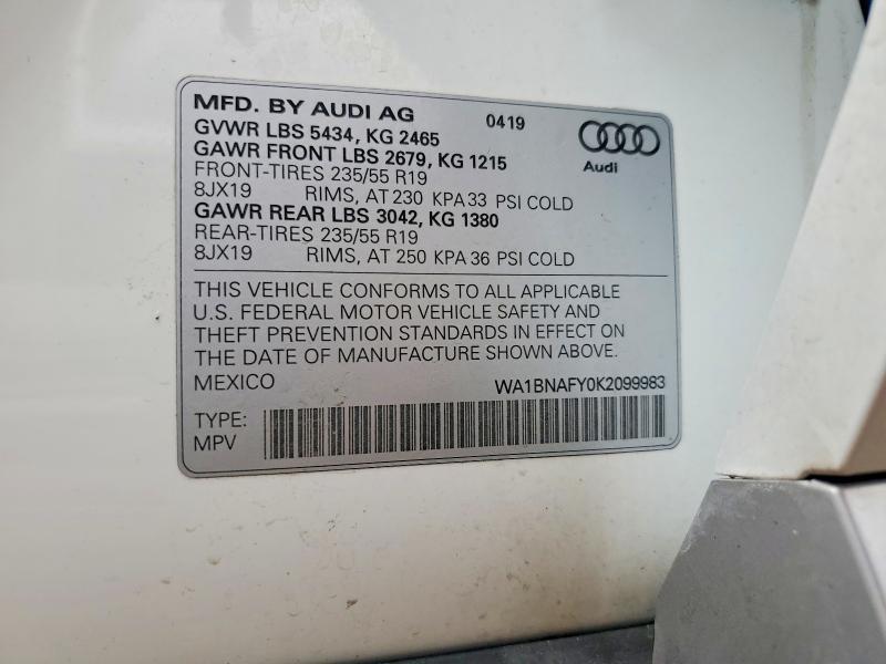 2019 Audi Q5 Premium Plus