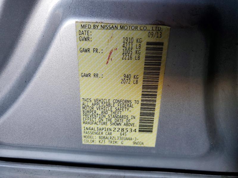 2014 Nissan Altima 2.5 s