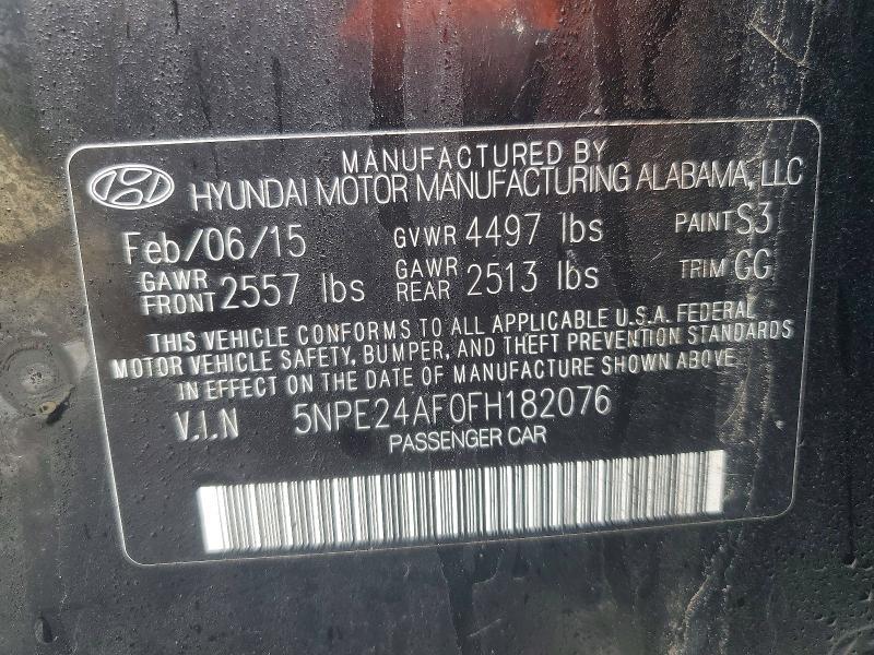 2015 Hyundai Sonata se