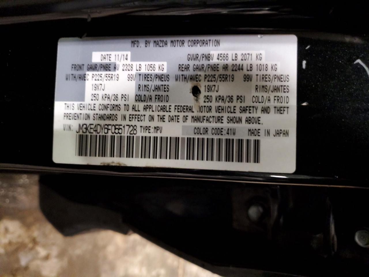 2015 Mazda Cx-5 gt