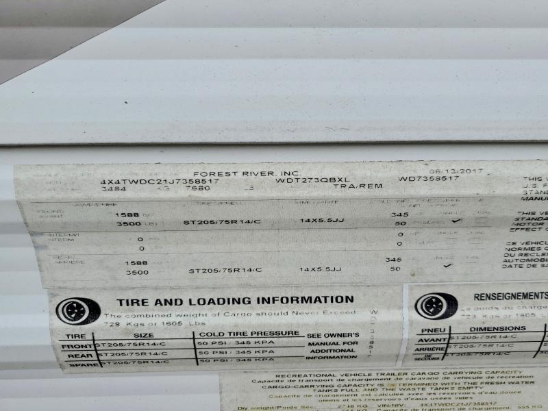 2018 Foresriver 2018 Forest River Wildwood Camper