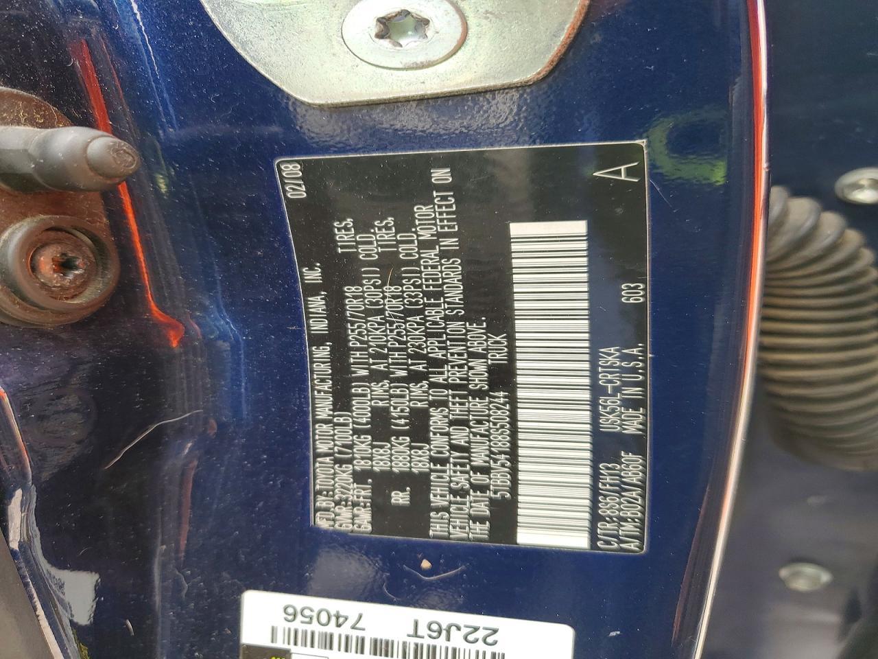 2008 Toyota Tundra Grade