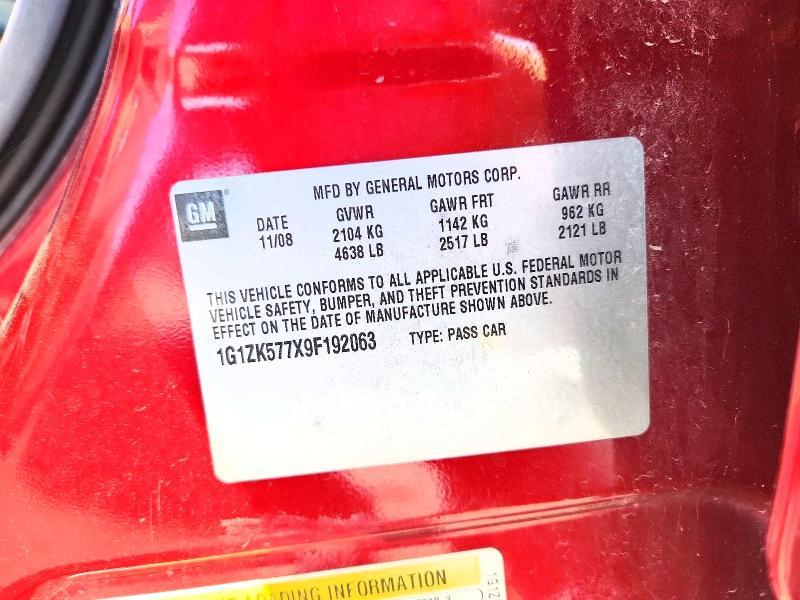 2009 Chev Malibu ltz