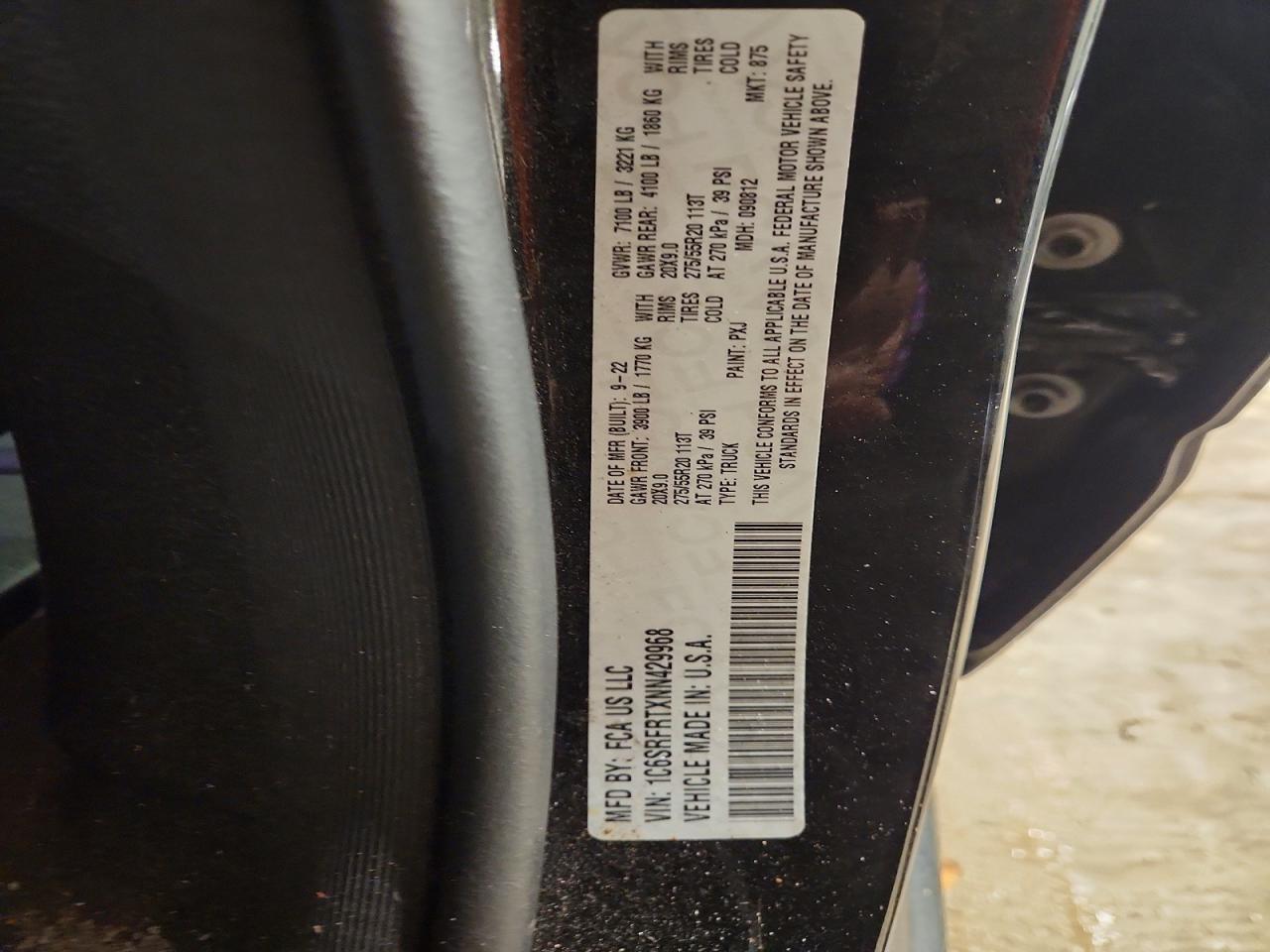 2022 Dodge 1500 Laramie