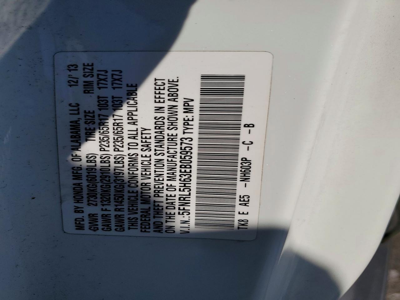 2014 Honda Odyssey