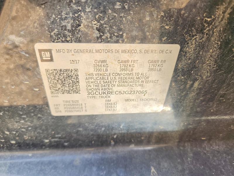 2018 Chevrolet Silverado K1500 LT