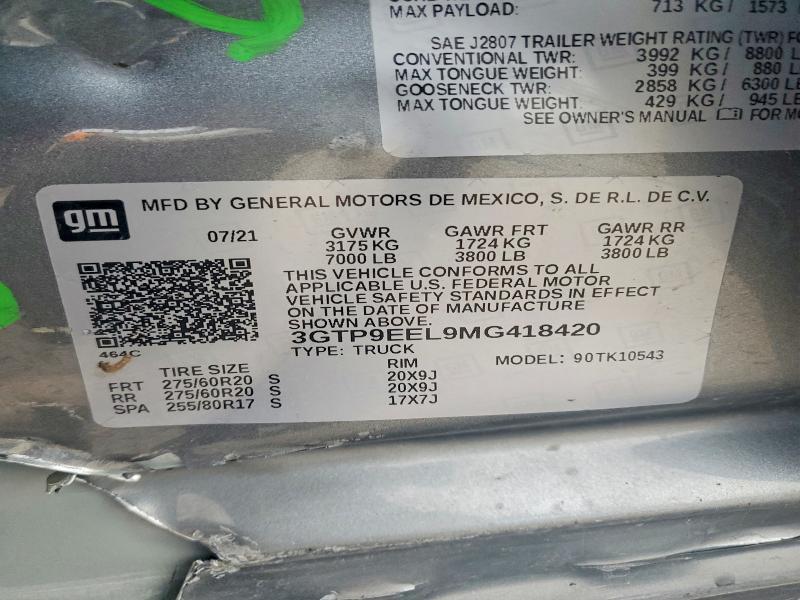 2021 GMC Sierra K1500 AT4