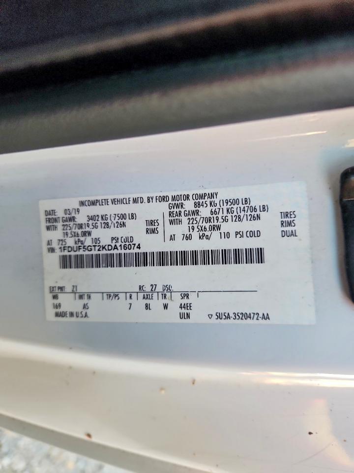 2019 Ford F550 Super Duty Bucket Truck