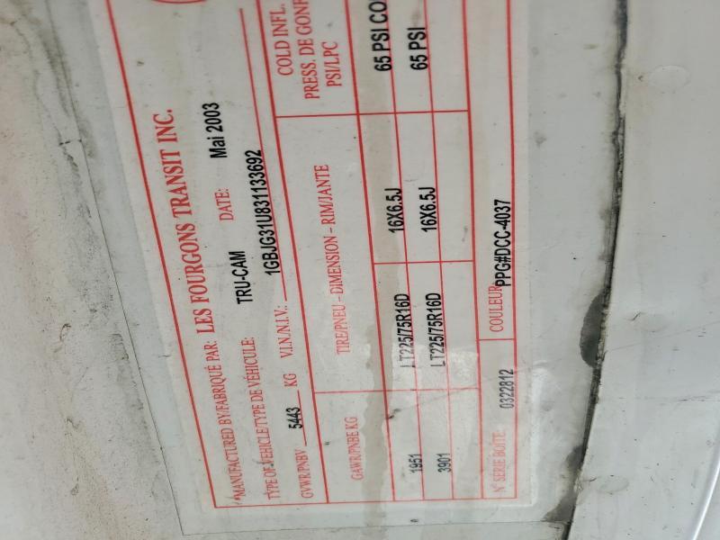 2003 Chev Express G3500