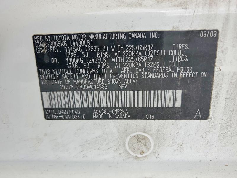 2009 Toyota Rav4 Base