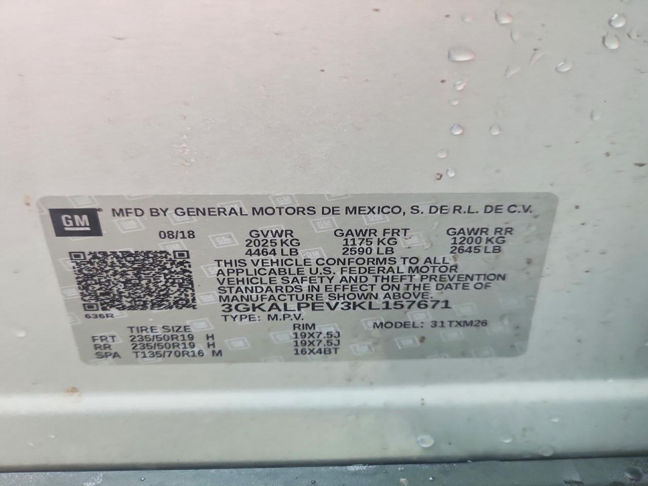 2019 GMC Terrain slt