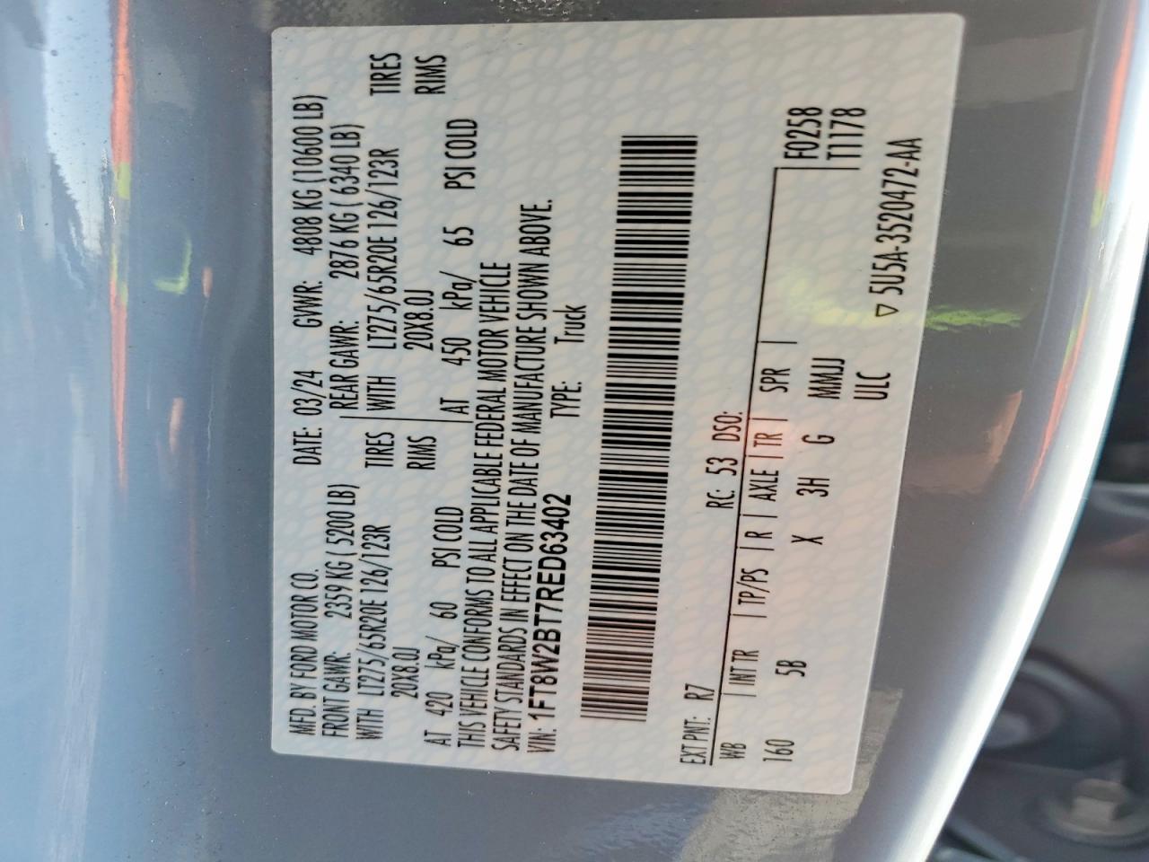 2024 Ford F250 Super Duty