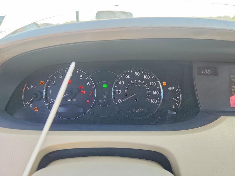 2009 Toyota Avalon Xl/xls/ltd