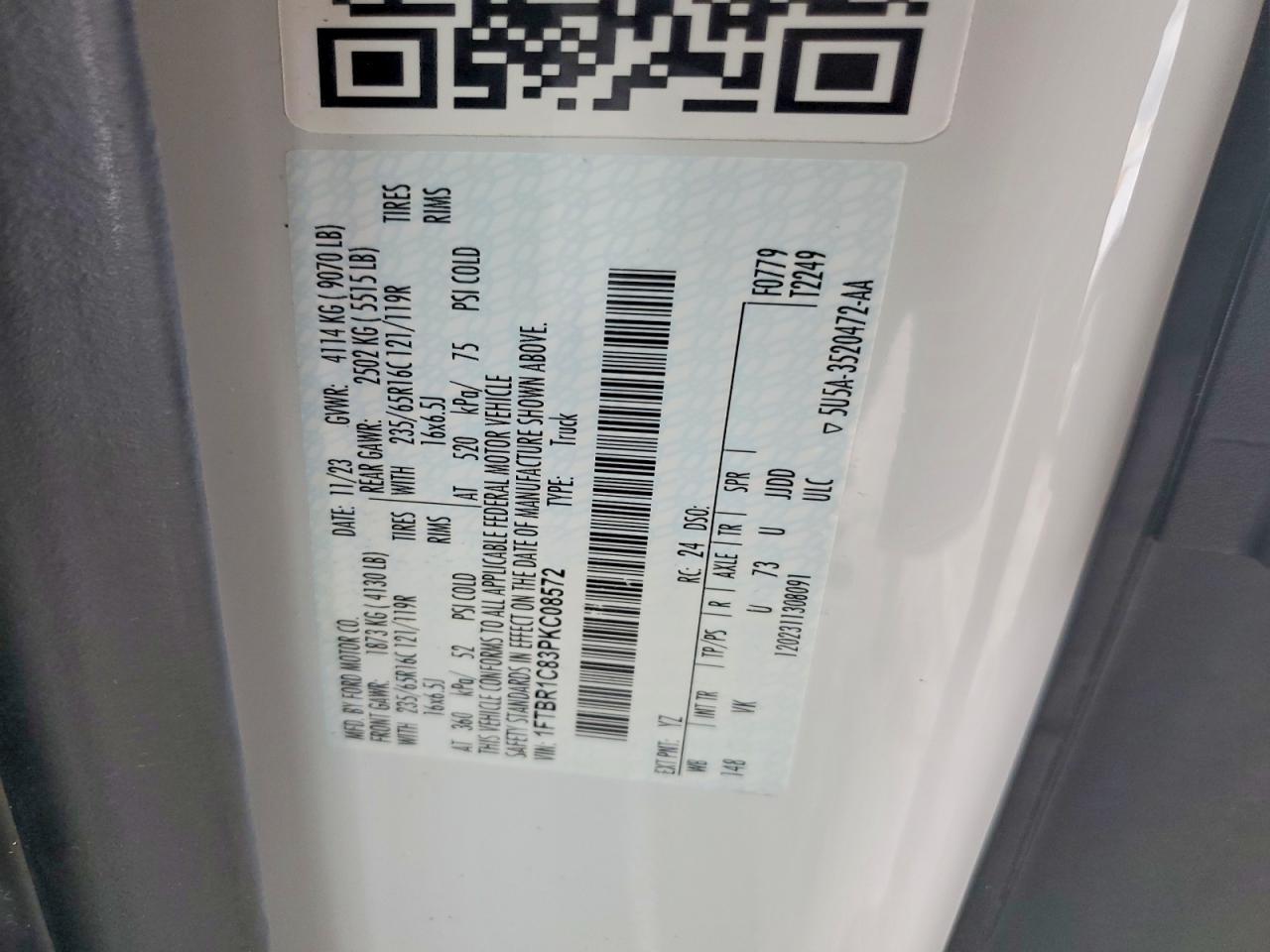 2023 Ford Transit T-Delivery Van