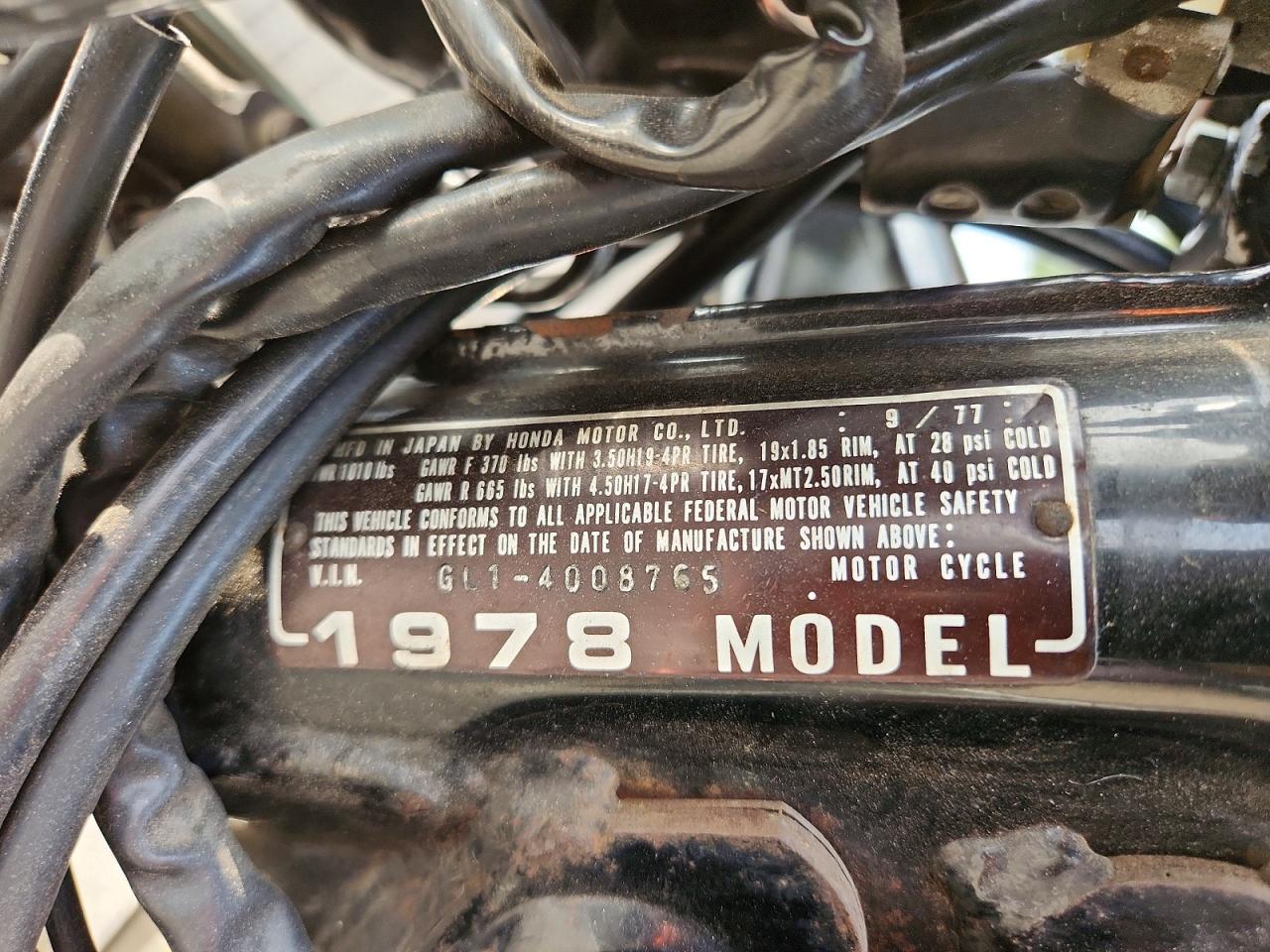 1978 Honda GL1100