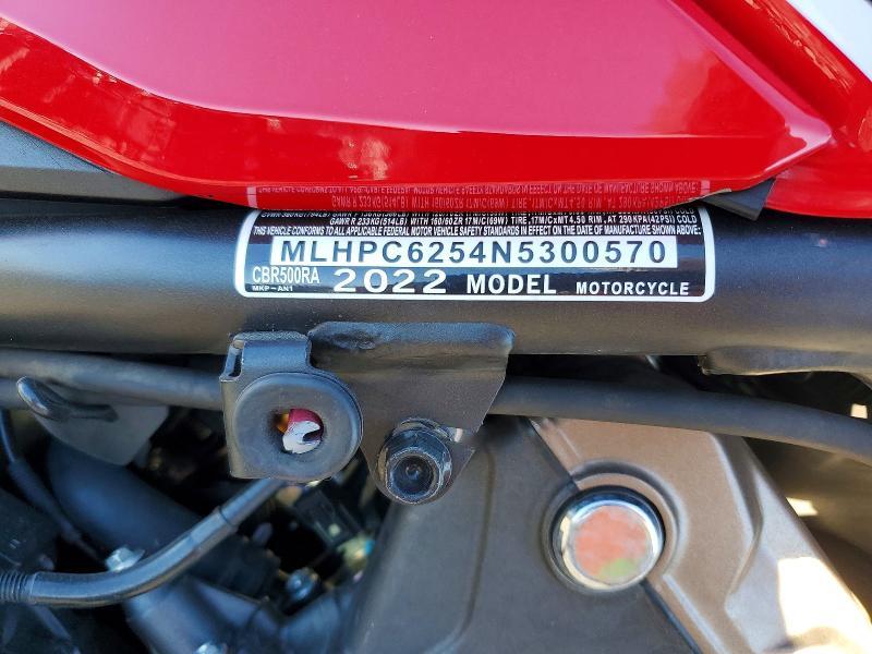 2022 Honda CBR500 RA
