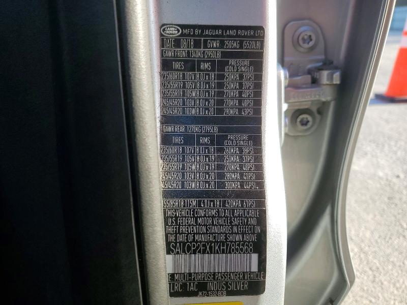 2019 Land Rover Discovery Sport se